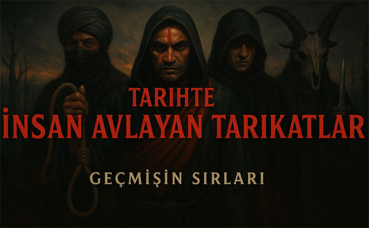 Tarihteki gizli örgütler ve insan avını simgeleyen karanlık sahne