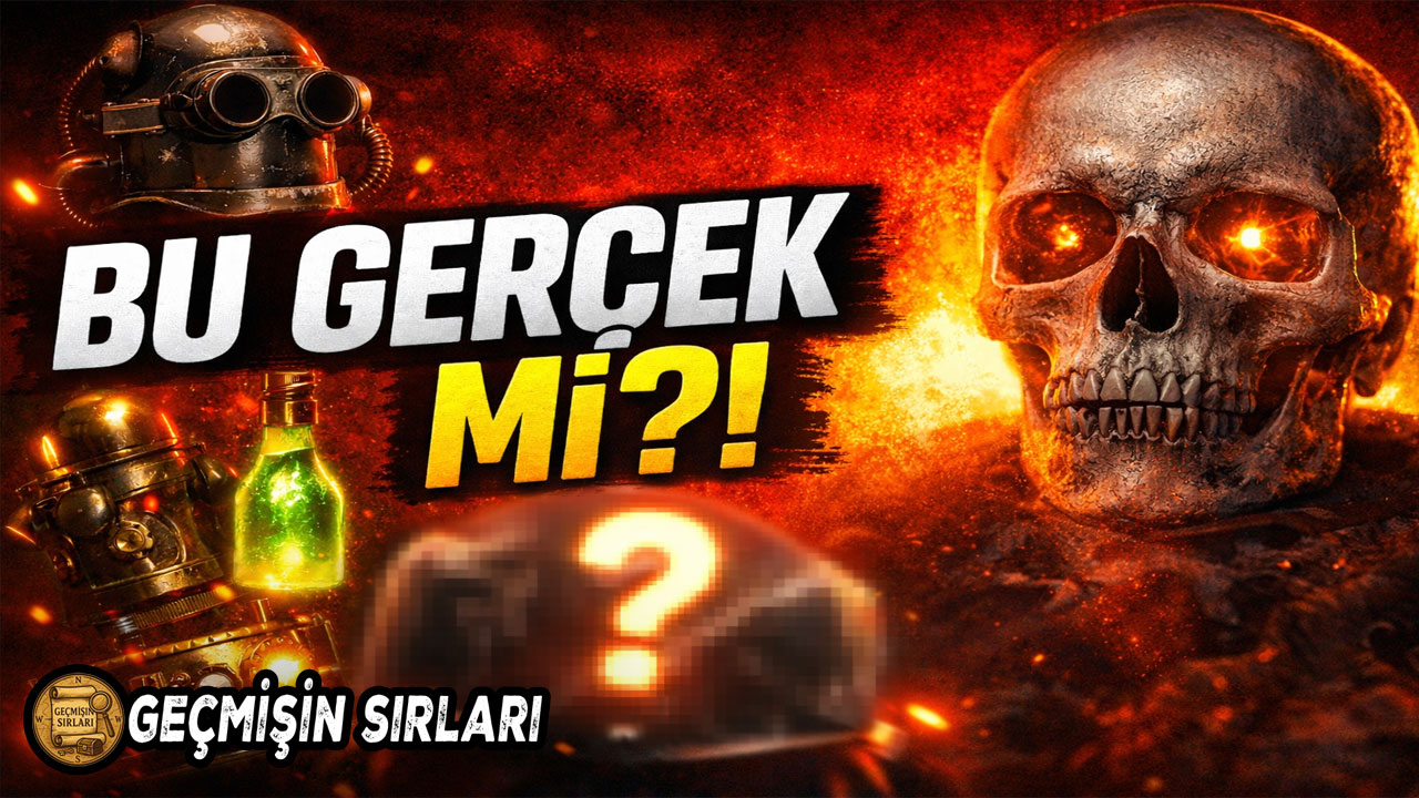 Tarihin unutulmuş ve tuhaf icatlarını simgeleyen kolaj